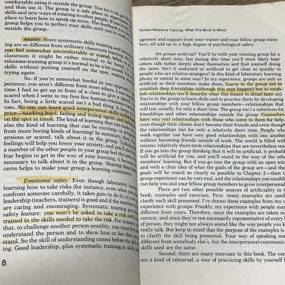 You and Me: The Skills of Communicating and Relating to Others by Egan, Gerard