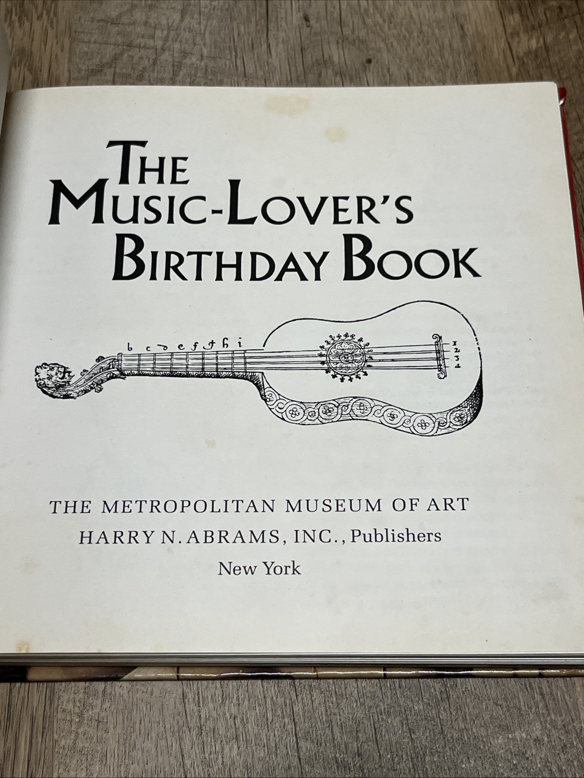 Music Lovers Birthday Book - Hardcover By Metropolitan Museum of Art