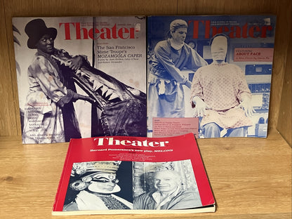 Lot of 3 THEATER Magazine Spring 1983 & 1988 Yale School Of Drama