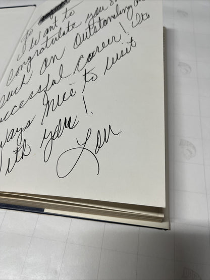 Lou Henson Winning at Illinois  1st Edition Signed Copy Hardcover 1989