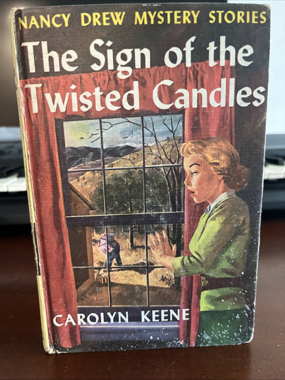 Vintage Nancy Drew The Sign of the Twisted Candles 1st Edition 1933 #9