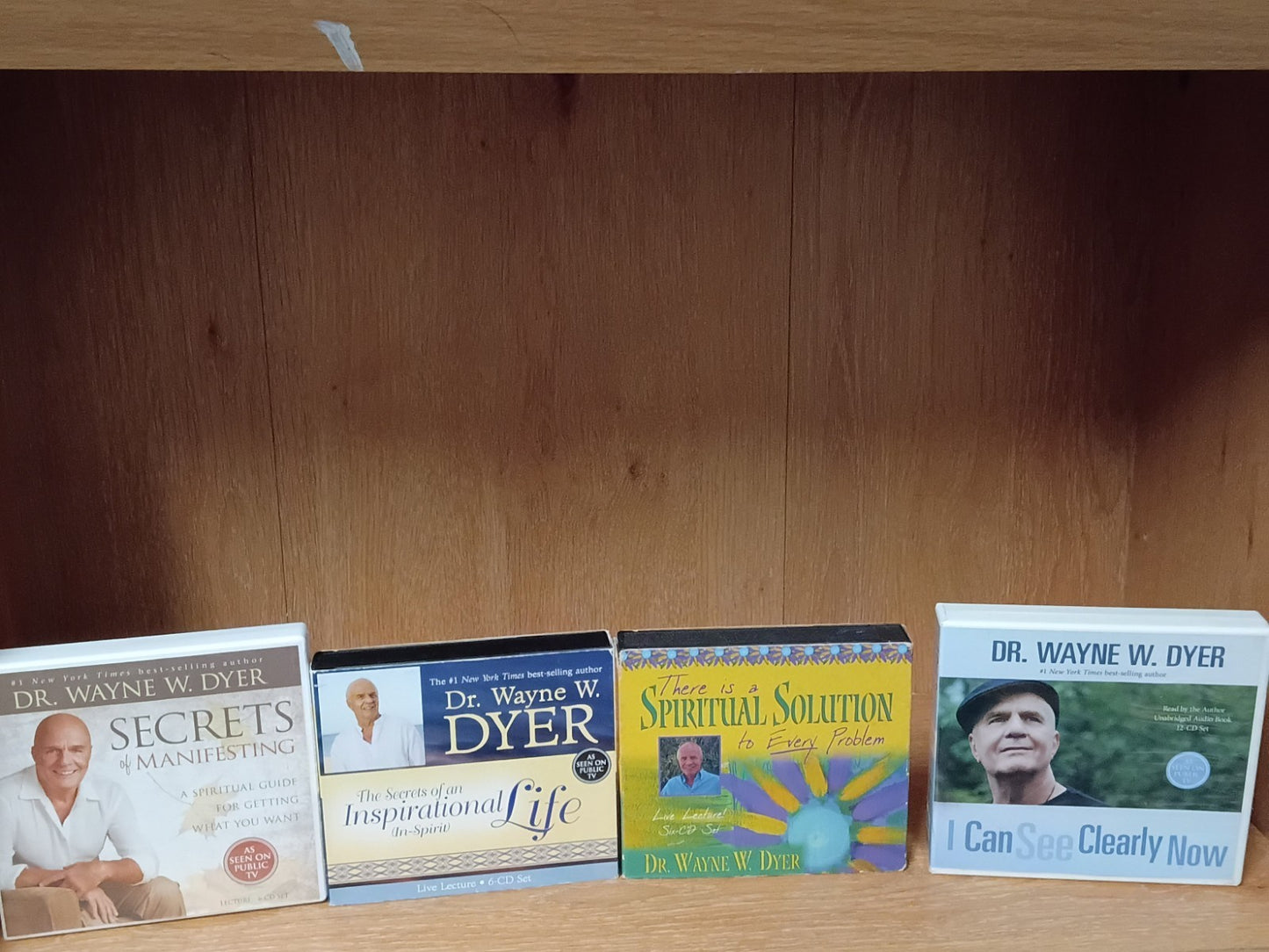 Dr. Wayne Dyer Audiobook Lot of 4- Inspirational, Spiritual Solution, Self-Help