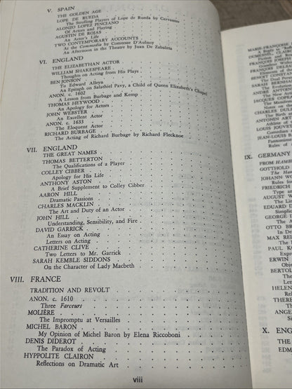Actors on Acting edited by Toby Cole & Helen Krich Chinoy
