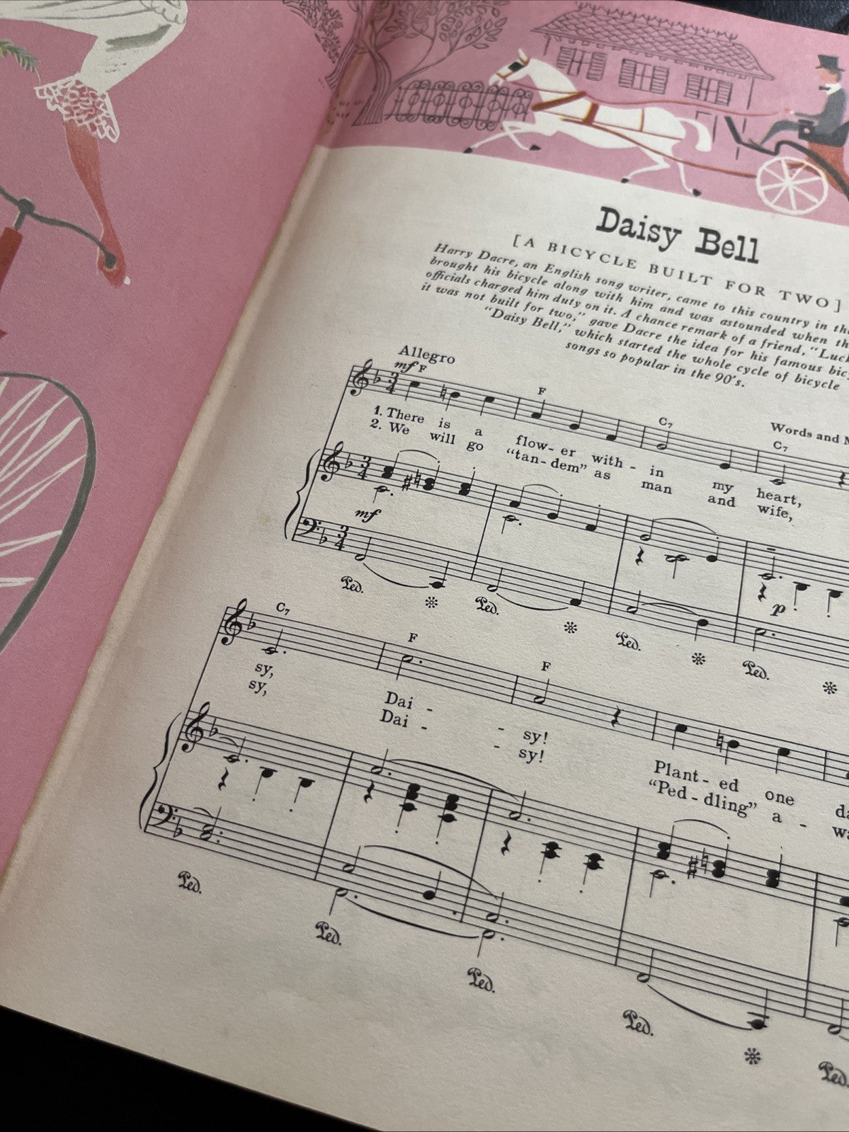 Fireside Book American Songs Folk Music Book Piano Guitar Chords Arrangement