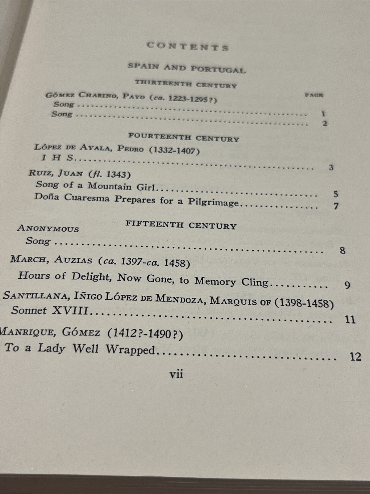 Translations from Hispanic Poets Hispanic Notes & Monographs 1938 Ex Lib