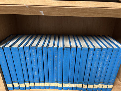 The New Book of Knowledge Encyclopedia 1989 Complete Set 21 Vols. Deluxe Lib Ed
