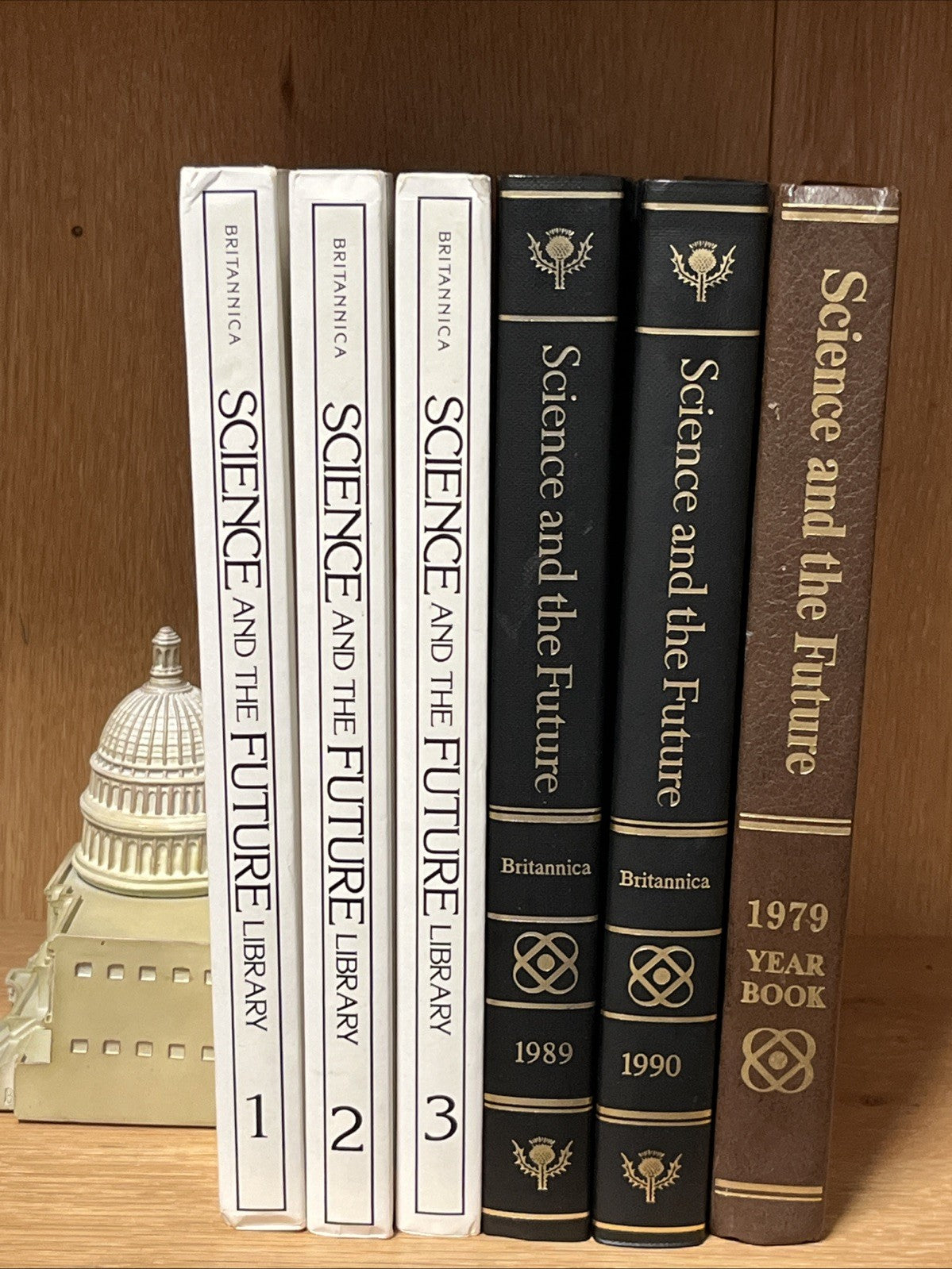 Science and the Future Library 1- 3 Yearbook |Britannica 1989-1990 & 1979 Yearbk