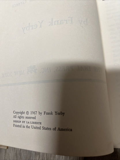 Frank Yerby Goat Song A Novel of Ancient Greece First Edition 1967 Hardcover