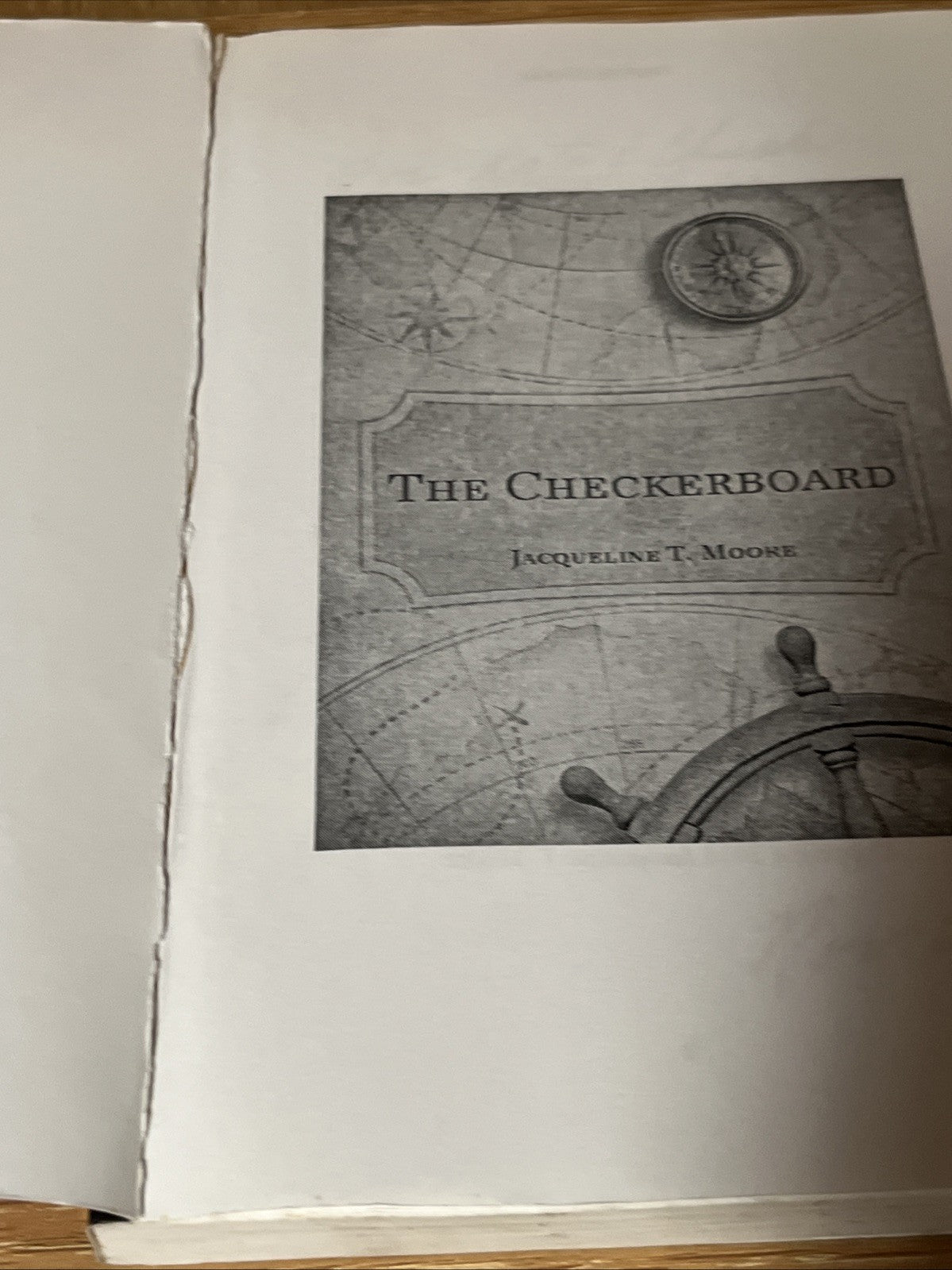 The Checkerboard 1st Edition by Jacqueline T. Moore SIGNED COPY 2015