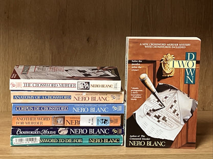 Nero Blanc  Books Lot of 7 Crossword books
