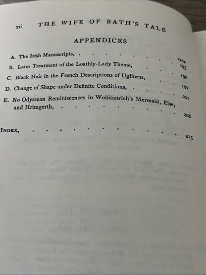 the wife of bath’s tale its source and analogues g.h maynadier 1972