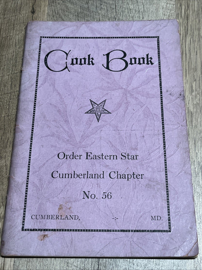 Order Eastern Star Cumberland Chapter No. 56 CUMBERLAND