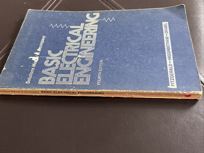 BASIC ELECTRICAL ENGINEERING 4th Edition Fitzgerald Higginbotham Grabel