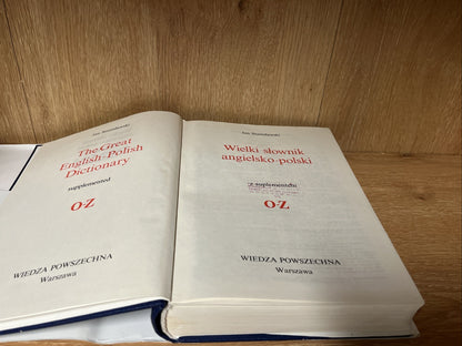 Wielki słownik angielsko-polski  ( The Great English-Polish Dictionary) Lot Of 3