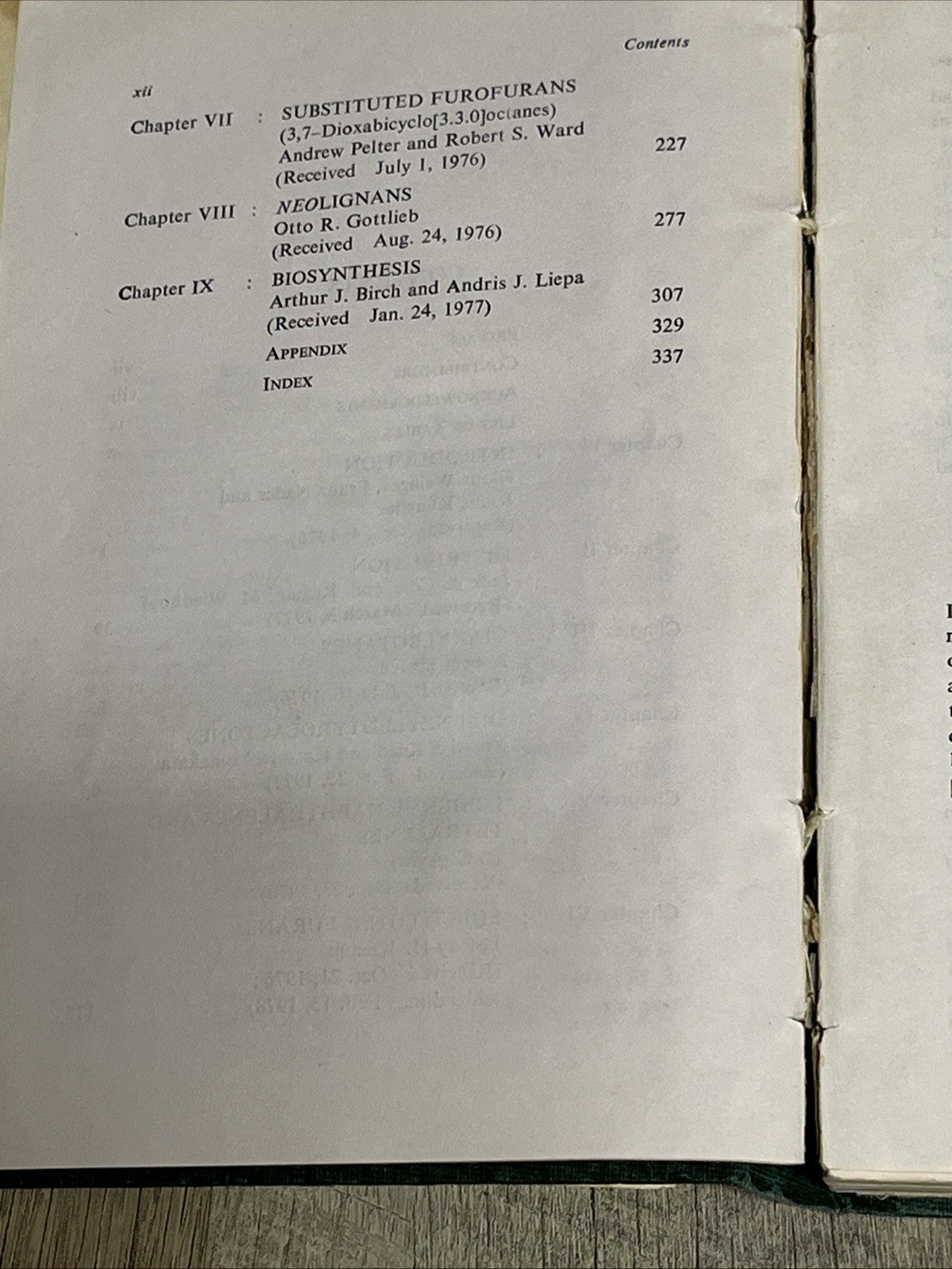 CHEMISTRY OF LIGNANS ANDHRA UNIVERSITY PRESS WALTAIR 1978 Ed In Chief C.B. S RAO