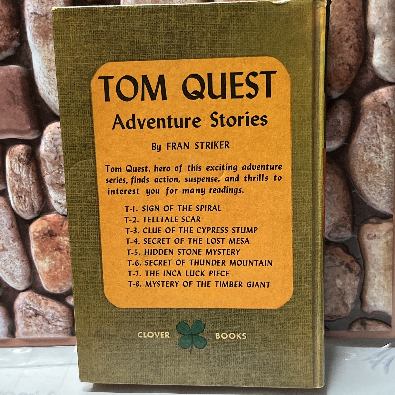 A Tom Quest Adventure The Inca Luck Piece By Frank Striker 1955