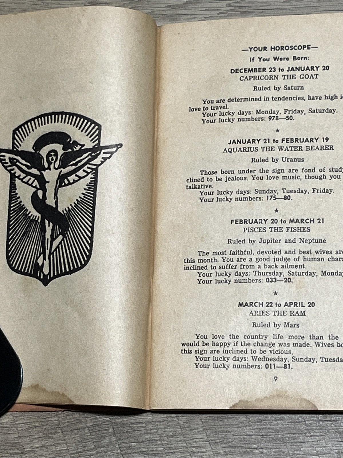 KING SOLOMON'S TWO SISTERS DREAM BOOK HOROSCOPE By Sister Maria 1960 RARE Book