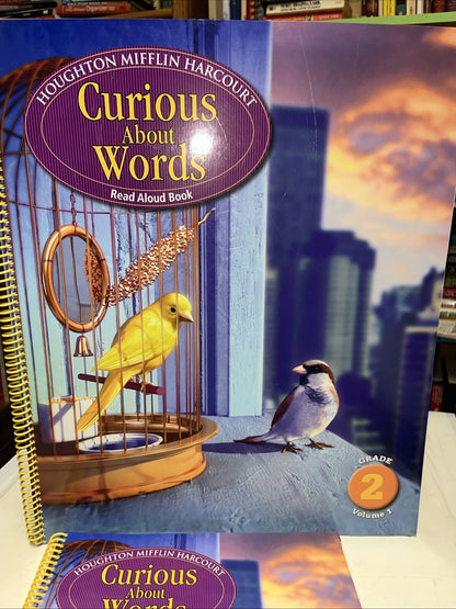 Houghton Mifflin Harcourt Curious about Words Read aloud Book & Teacher Manual