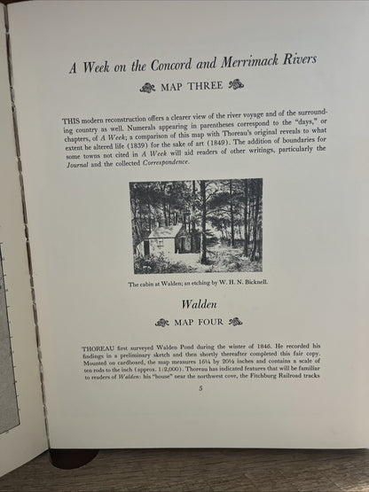 ROBERT F STOWELL / A Thoreau gazetteer Edited by William L Howarth 1st ed 1970