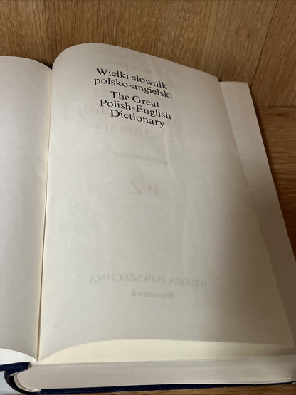 Wielki słownik angielsko-polski  ( The Great English-Polish Dictionary) Lot Of 3