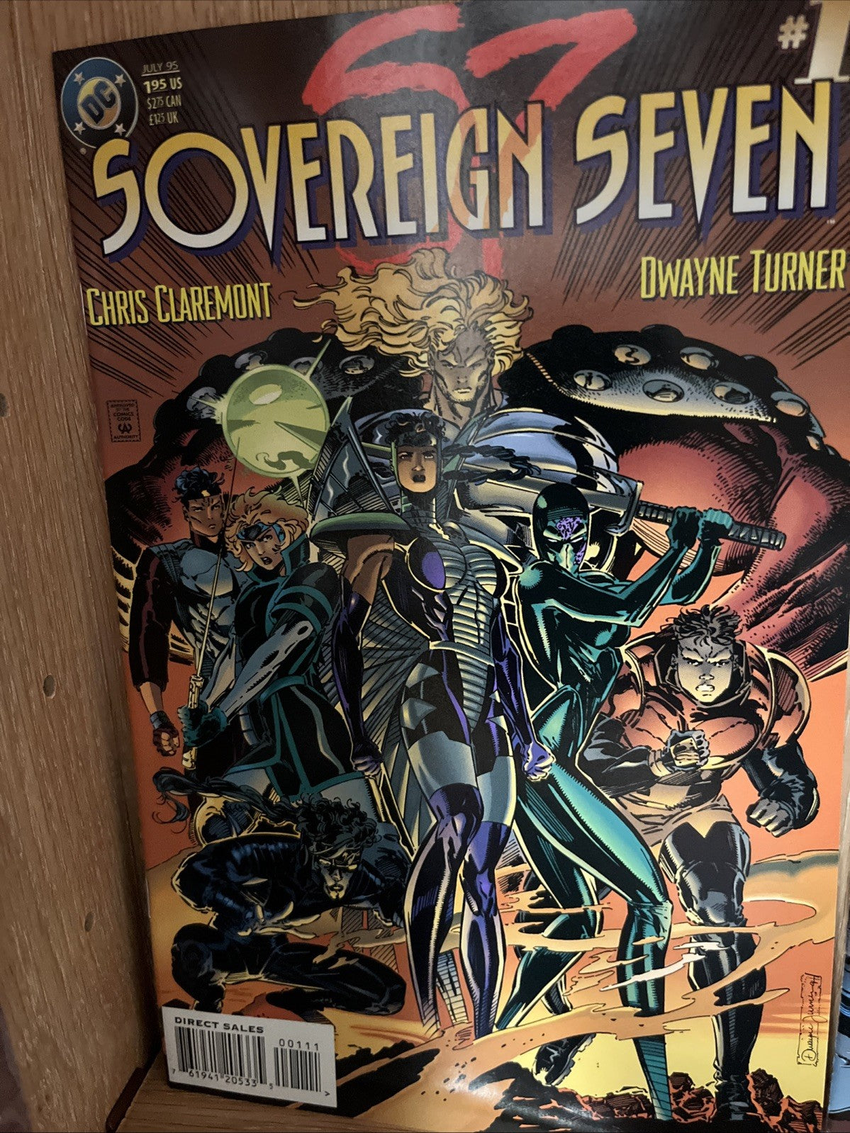 Sovereign Seven #1 #2 #3 #4 #5 #6 #7#8 #23 Lot of 9 Chris Claremont, DC 1995