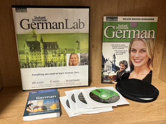 Instant Immersion German Lab 11 CD, A Workbook And Phrase Book