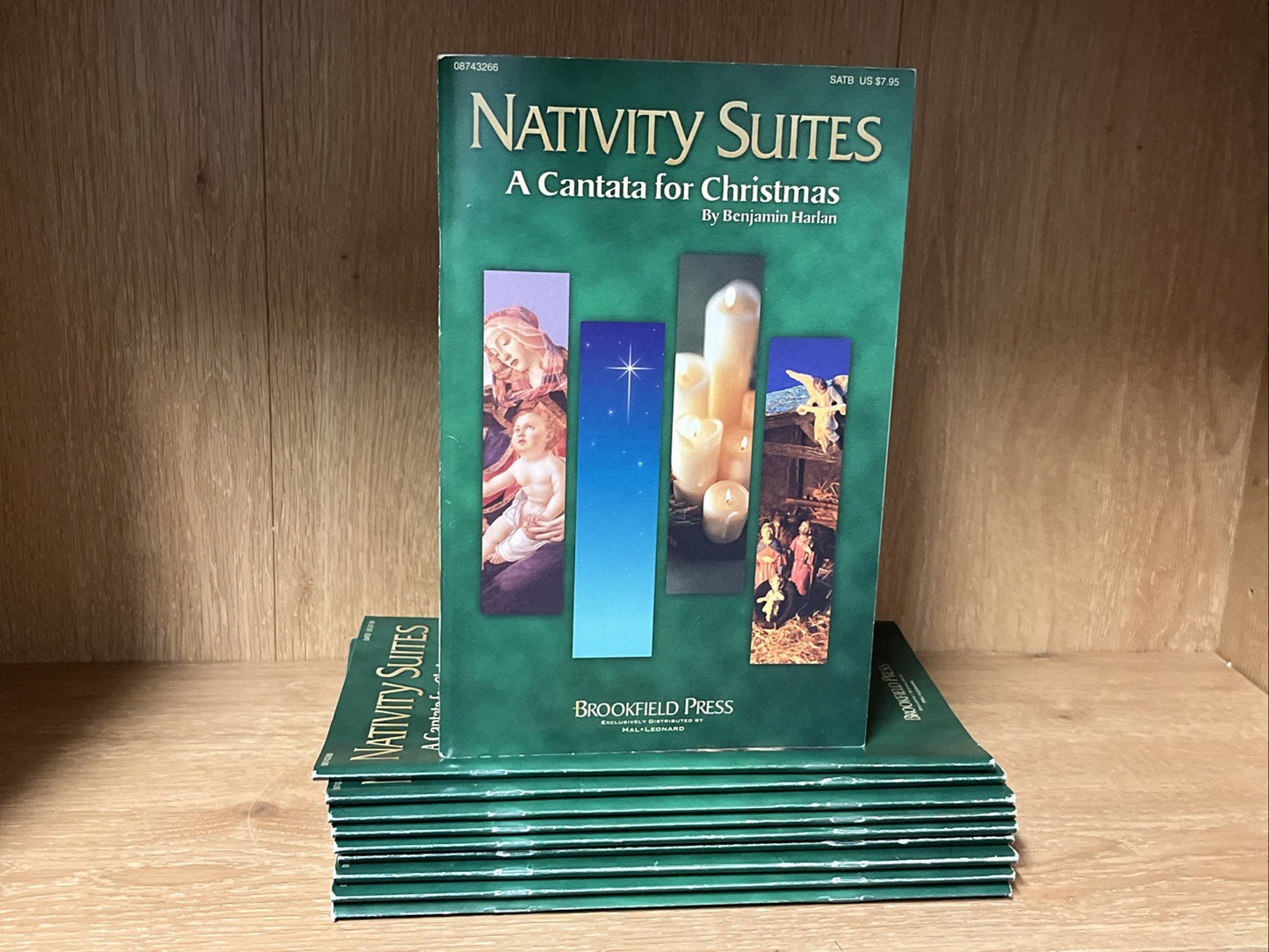 Lot Of 10 Nativity Suites -A Cantata for Christmas Song SATB Sheet Book