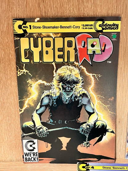 Cyberrad #1 #2 and #4 (Continuity January 1991)