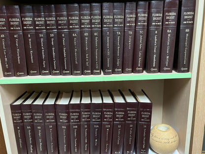 Florida law books used lot of 30 volumes