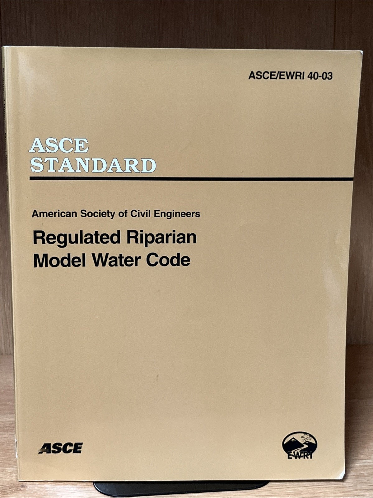 ASCE Standard American Society Of Civil Engineers Regulated Riparian Model Water