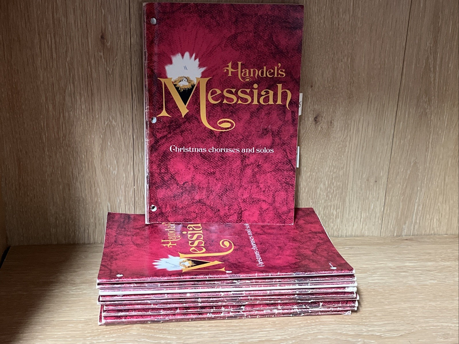 The Messiah The Christmas Choruses & Solos Lot of 10 Vocal Piano Score Handel