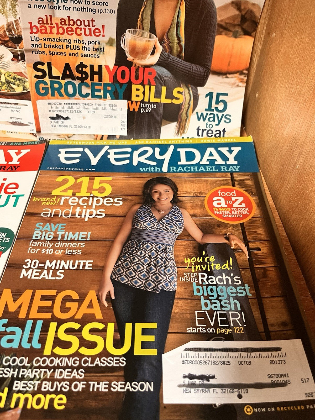 EveryDay with Rachael Ray Magazine Lot of 6 Cooking Recipes Menu Ideas 06/08/09