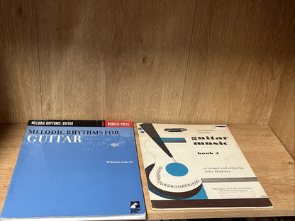 Melodic Rhythms For Guitar & Nineteenth Century Guitar Music BK 2 Lot of 2