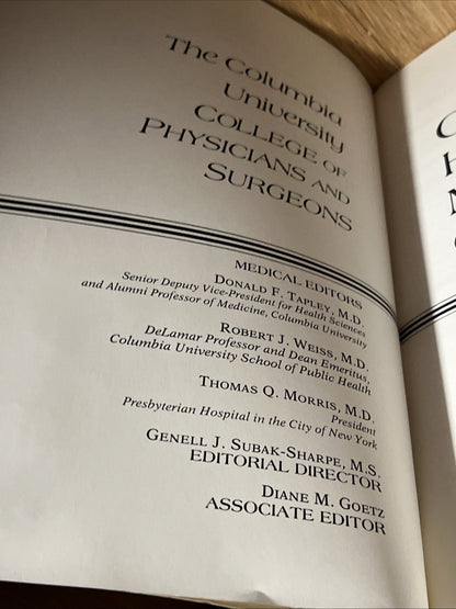 The Columbia University College of Physicians and Surgeons Complete Home Medical