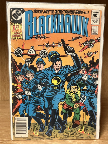 1982 Blackhawk Volume 31 Number 251 DC Comics Comic Book
