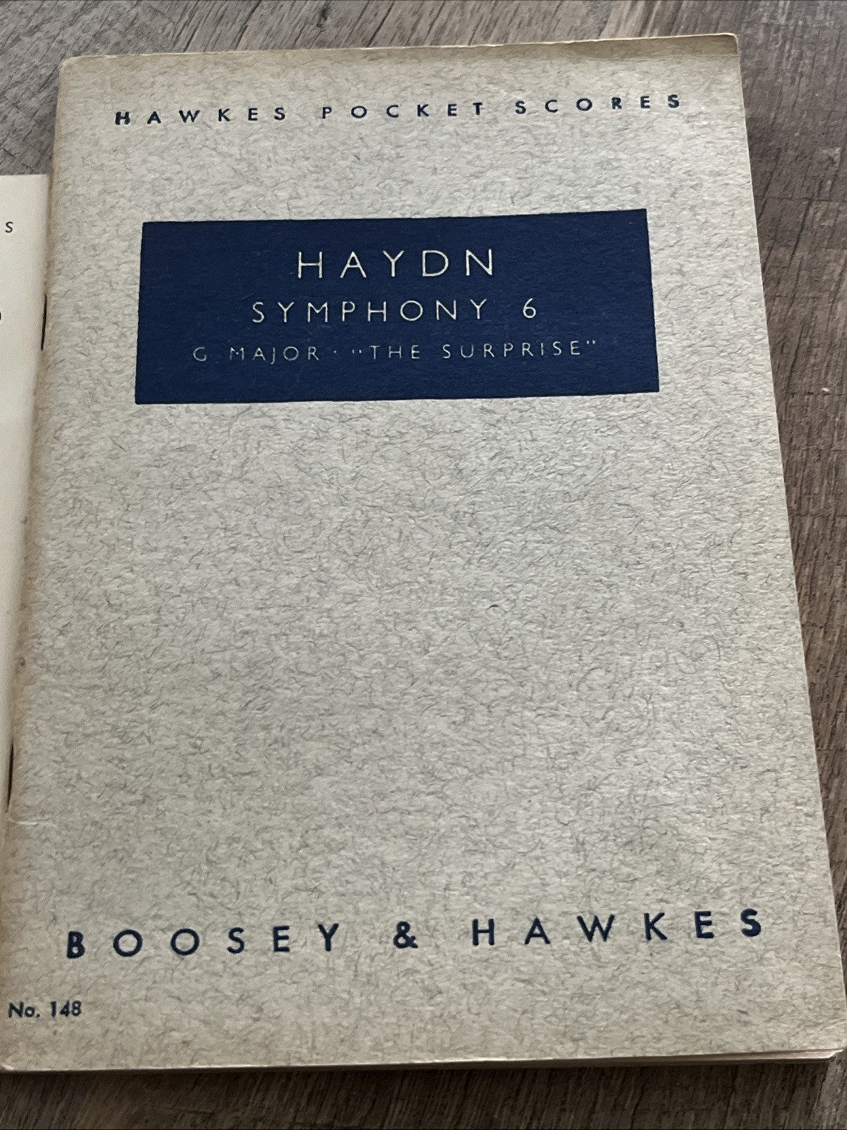 Hawkes Pocket Scores Haydn Symphony 6, No 148 Orchestra Music Book 1921