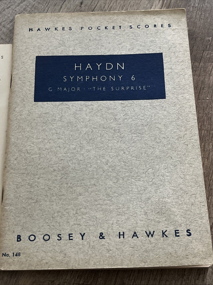 Hawkes Pocket Scores Haydn Symphony 6, No 148 Orchestra Music Book 1921