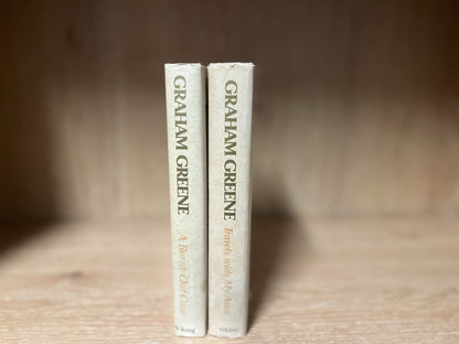 Graham Greene Lot of 2 - A Burnt Out Case & Travel With My Aunt