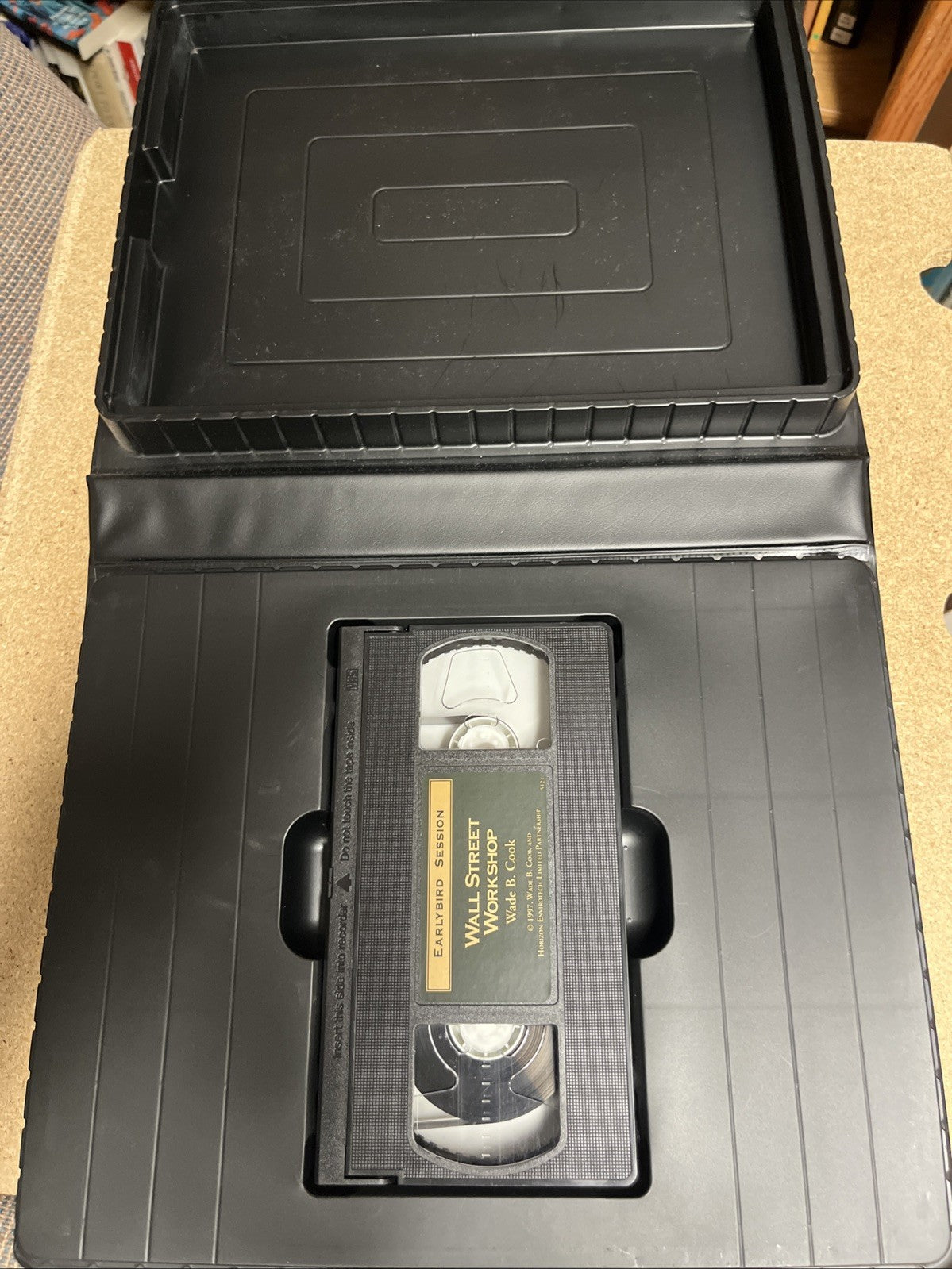 Wall Street Investing Workshop 6 Lot 7 VHS Cassette &3 Workbook Wade Cook