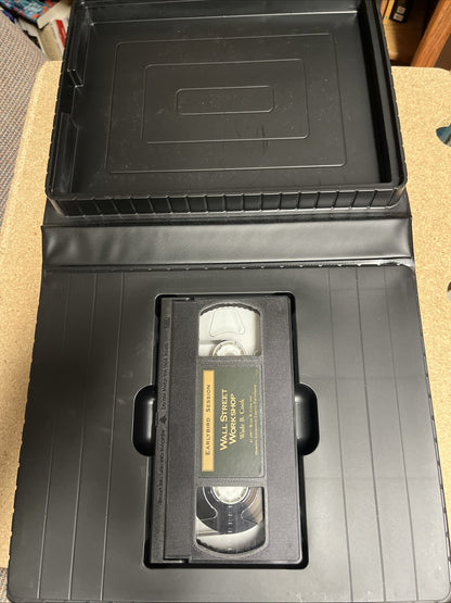 Wall Street Investing Workshop 6 Lot 7 VHS Cassette &3 Workbook Wade Cook