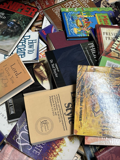 Christian Book Lot Hardcover 10Lbs