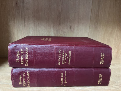 The New Century Dictionary Volume 1 - 2 A Pocket Veto & Poc.Mark - Zymurgy & Sup
