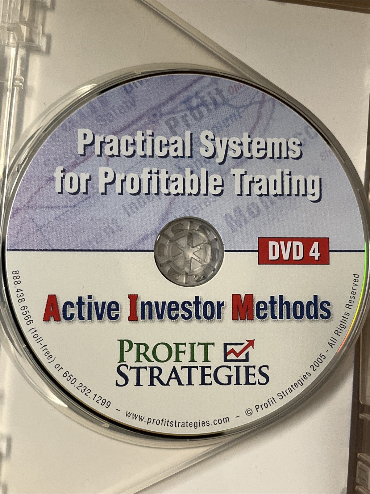 Profit Strategies: Active Investor Methods. Home Study Course 4book + 6 DVD +8CD
