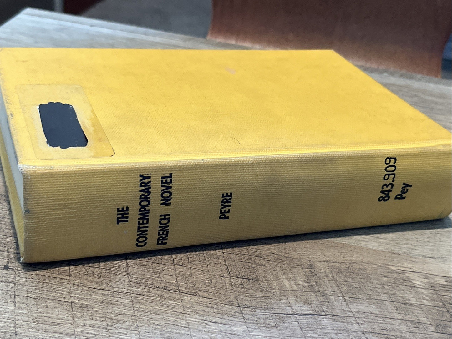 The Contemporary French Novel (Henri Peyre - 1955) HC/no DJ