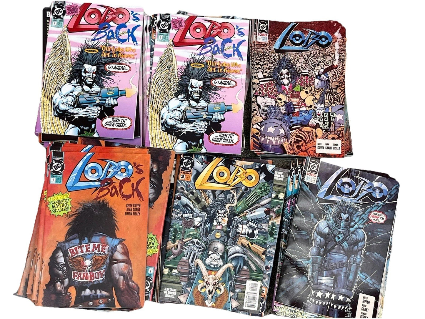 DC LOBO Lot Of 5 Lobo Issues#1 #2 #3 of 4 #4 & #4 of 4
