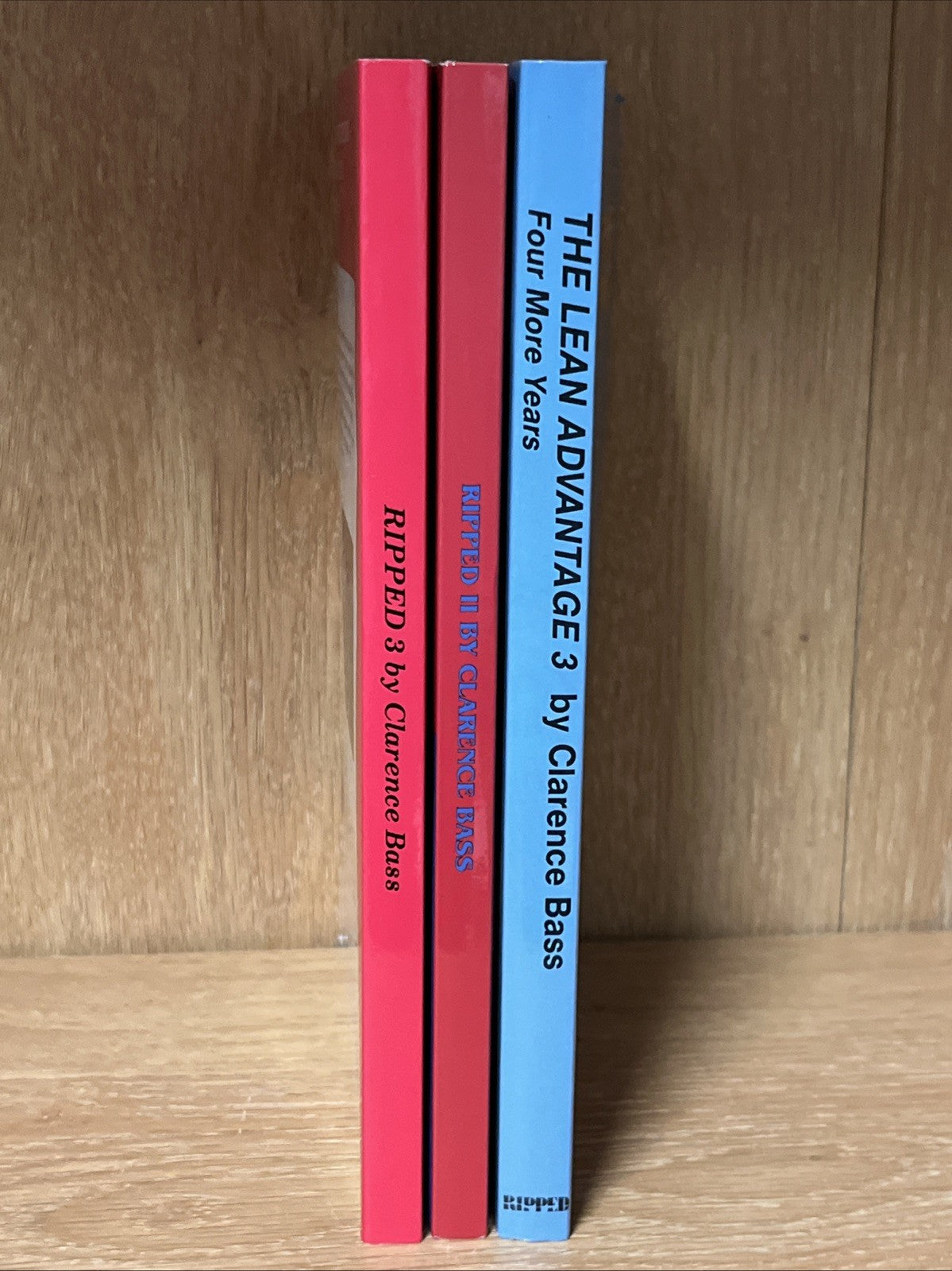 Clarence Bass Book Lot 3 RIPPED 2 &3: The Lean Advantage 3