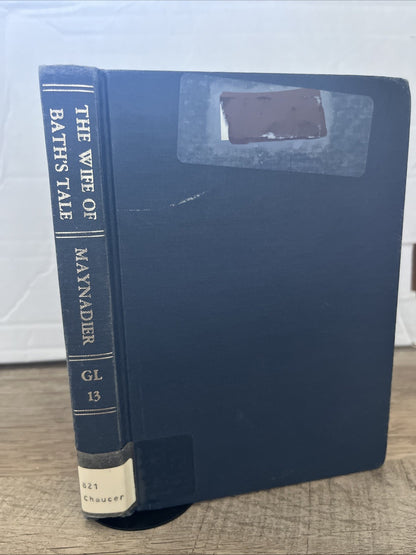 the wife of bath’s tale its source and analogues g.h maynadier 1972
