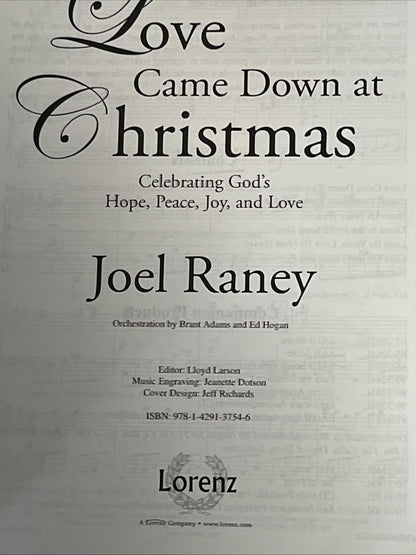 Love Came Down at Christmas - SATB  Celebrating God’s Hope, Peace, Joy
