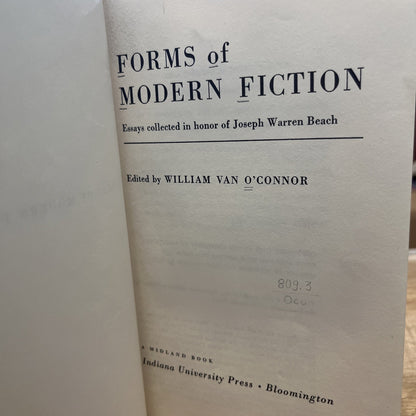 Forms of Modern Fiction edited by William Van O'Conner [1964]