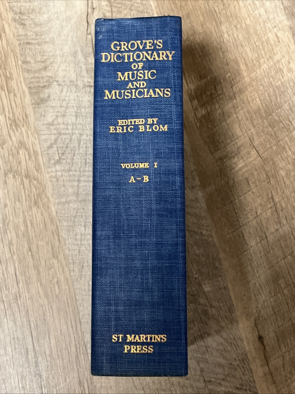 Grove Dictionary of Music and Musicians 5th Ed Complete Set Vol 1 - 10 (A — Z)